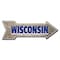 Signmission Wisconsin Arrow Decal Funny Home Decor 18in Wide D-A-999543 - alternate 1